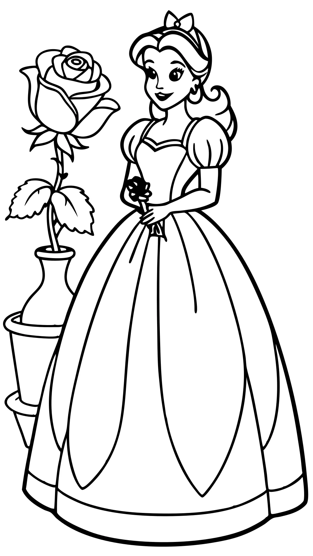 Beauty and the Beast Pages para colorear gratis